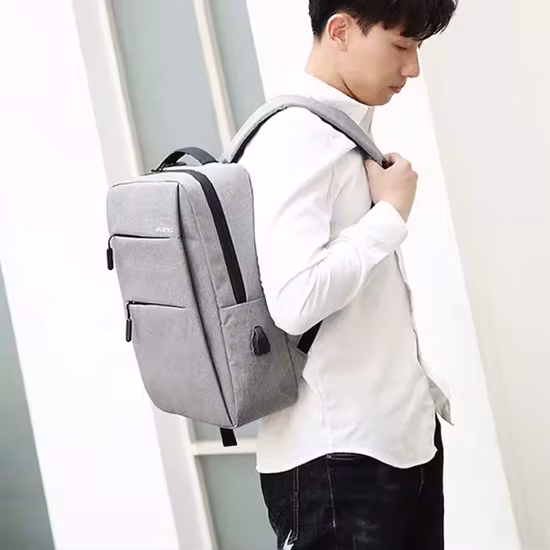 Sac étanche pour ordinateur portable d'affaires d'école de voyage d'hommes femmes avec le port de charge d'USB