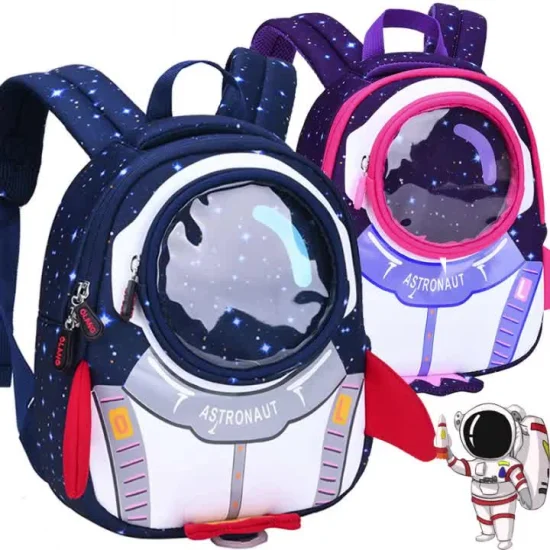 Chine fabricant de gros nouveau sac à dos attrayant sac à dos Spaceman sac à dos enfants sac seau